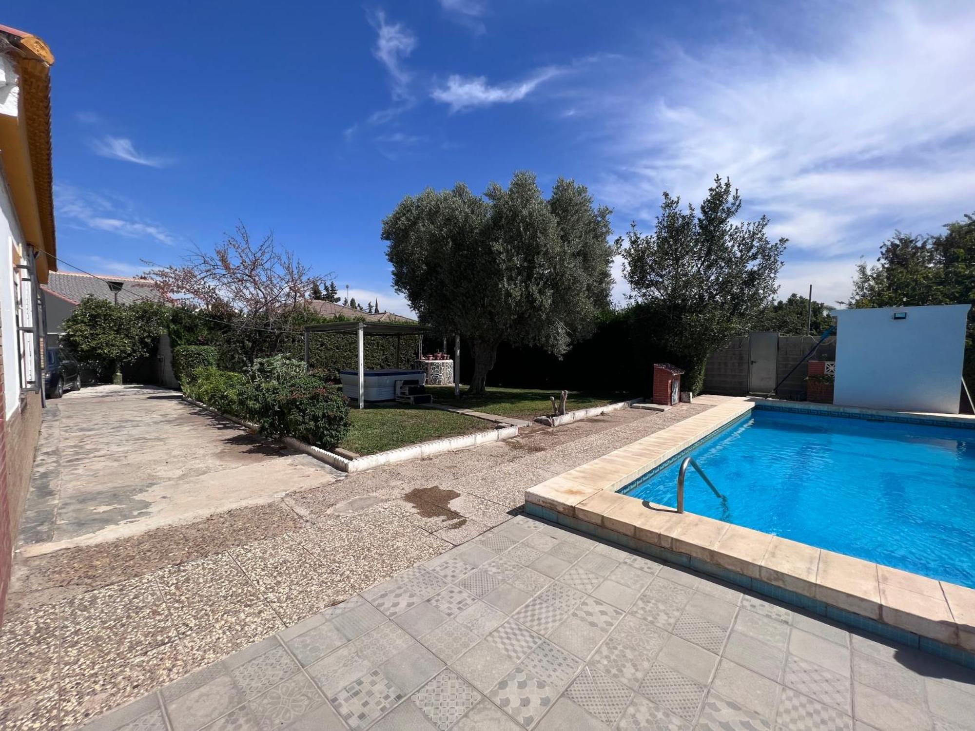 Chalet Piscina Jakuzzi Sevilla Hacienda de Tarazona Exterior foto